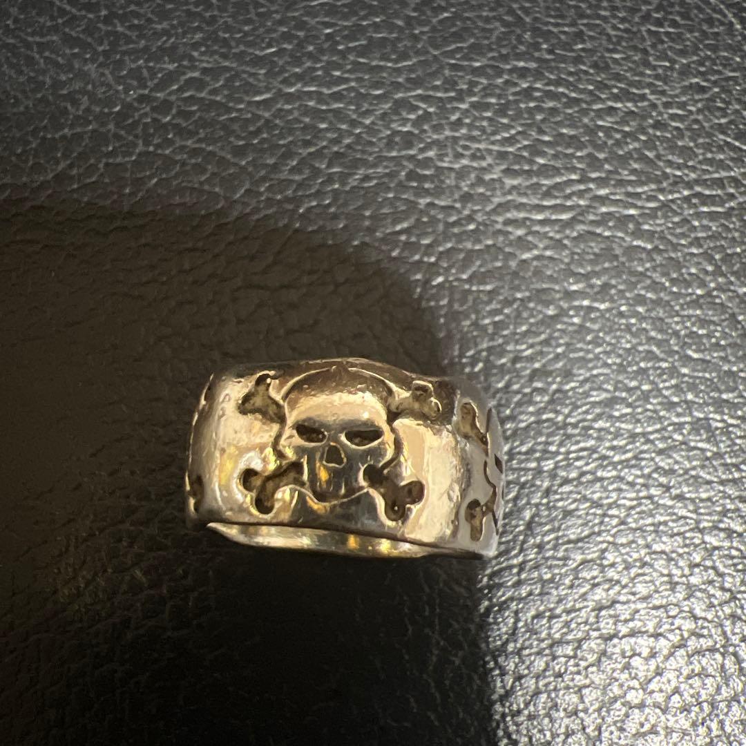 クレイジーピッグ　指輪　5SKULLS CROSS BONES BAND