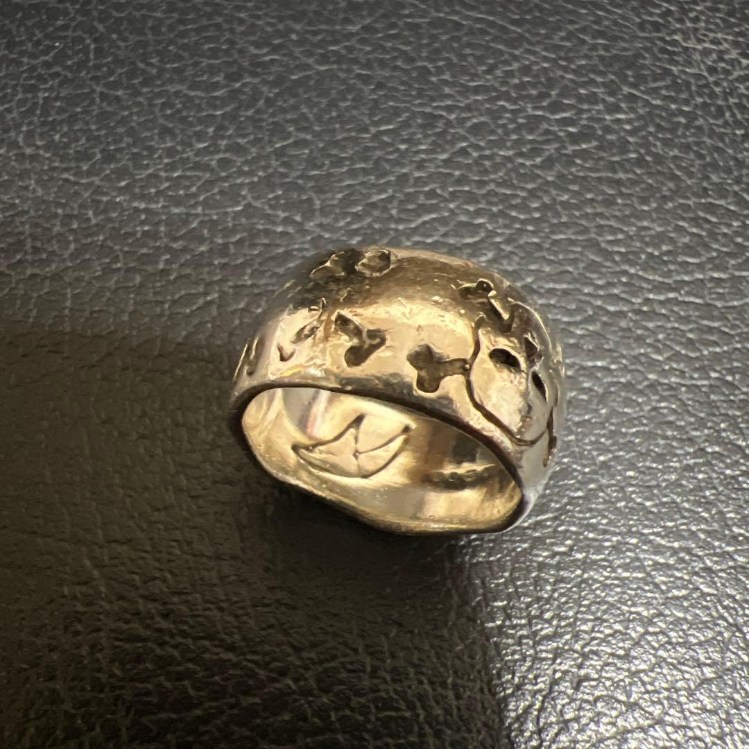 クレイジーピッグ　指輪　5SKULLS CROSS BONES BAND