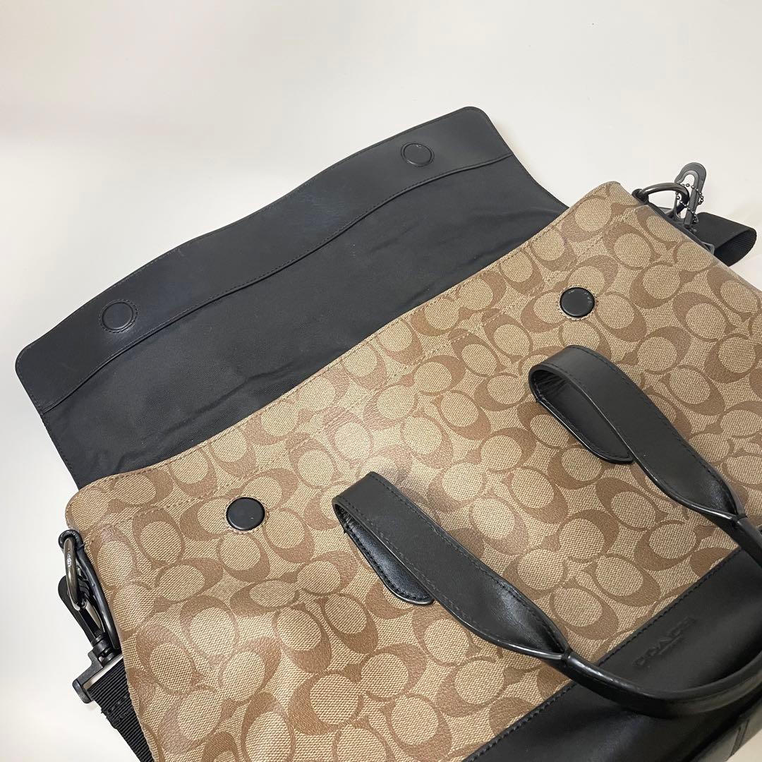 極美品✨COACH ビジネスバッグ ビリーフケース ハミルトン 2way 大容量