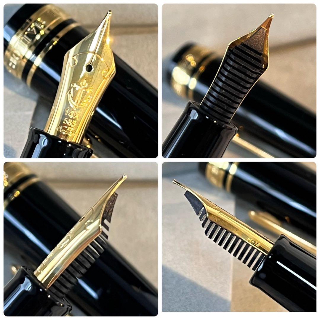 未使用✨Sailor 万年筆 黒色 金ペン先　14K 585