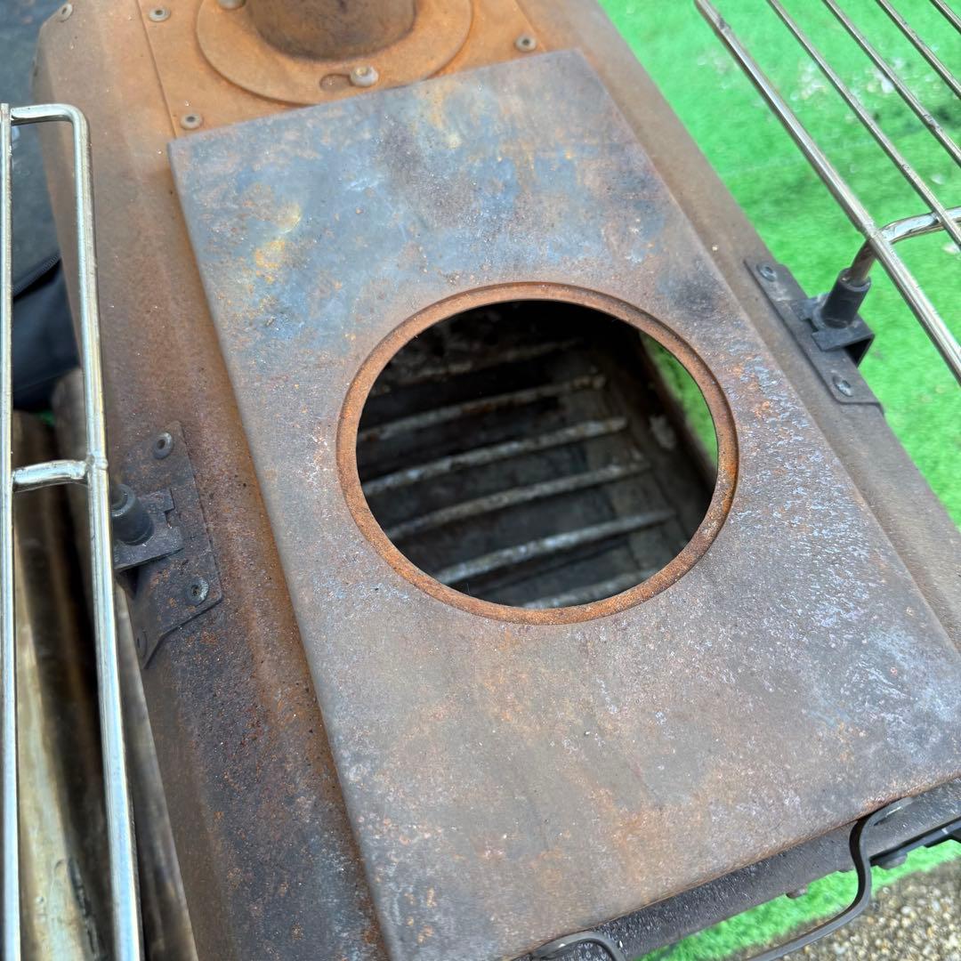 中古 VASTLAND ヴァストランド 薪ストーブ キャンプ 黒 ブラック