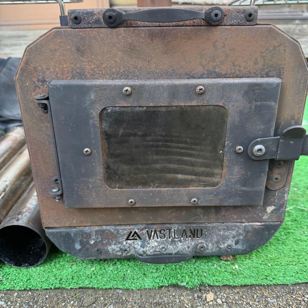 中古 VASTLAND ヴァストランド 薪ストーブ キャンプ 黒 ブラック