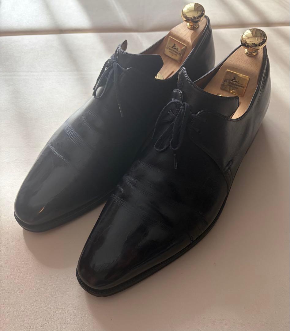 【CORTHAY コルテ】プレーントゥ レザーシューズ size:7 2/1