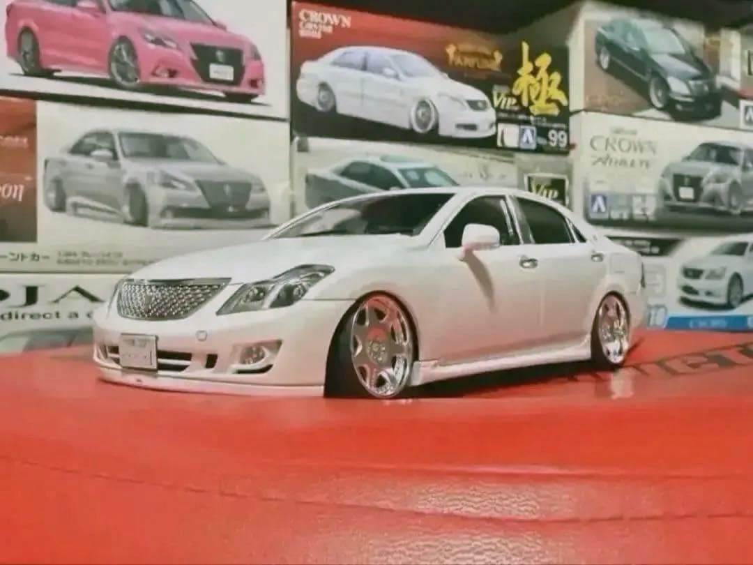 アオシマ エイムゲイン GRS204クラウン アスリート 青島文化教材社 アオシマ ザ・チューンドカー No.18 1/24 エイムゲイン