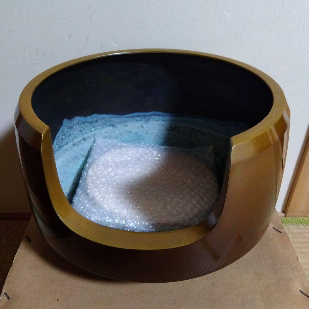 招き猫 陶器製 13号 金