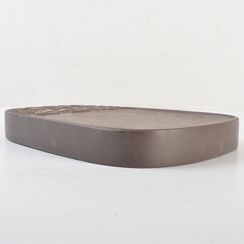 中国 書道具 神獣刻 端渓硯 唐木箱付 V R7390