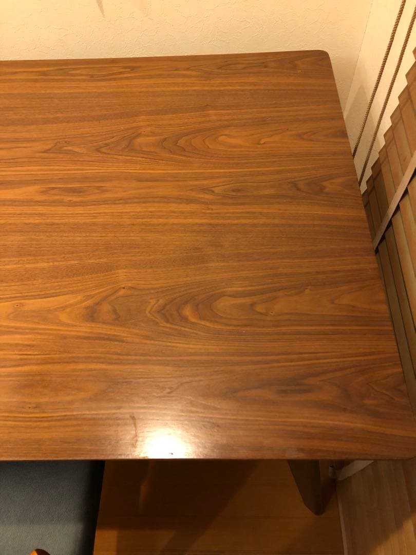 廃盤 美品 ノーチェ　木目ウォルナット 大判 ダイニングテーブル 引取り優先