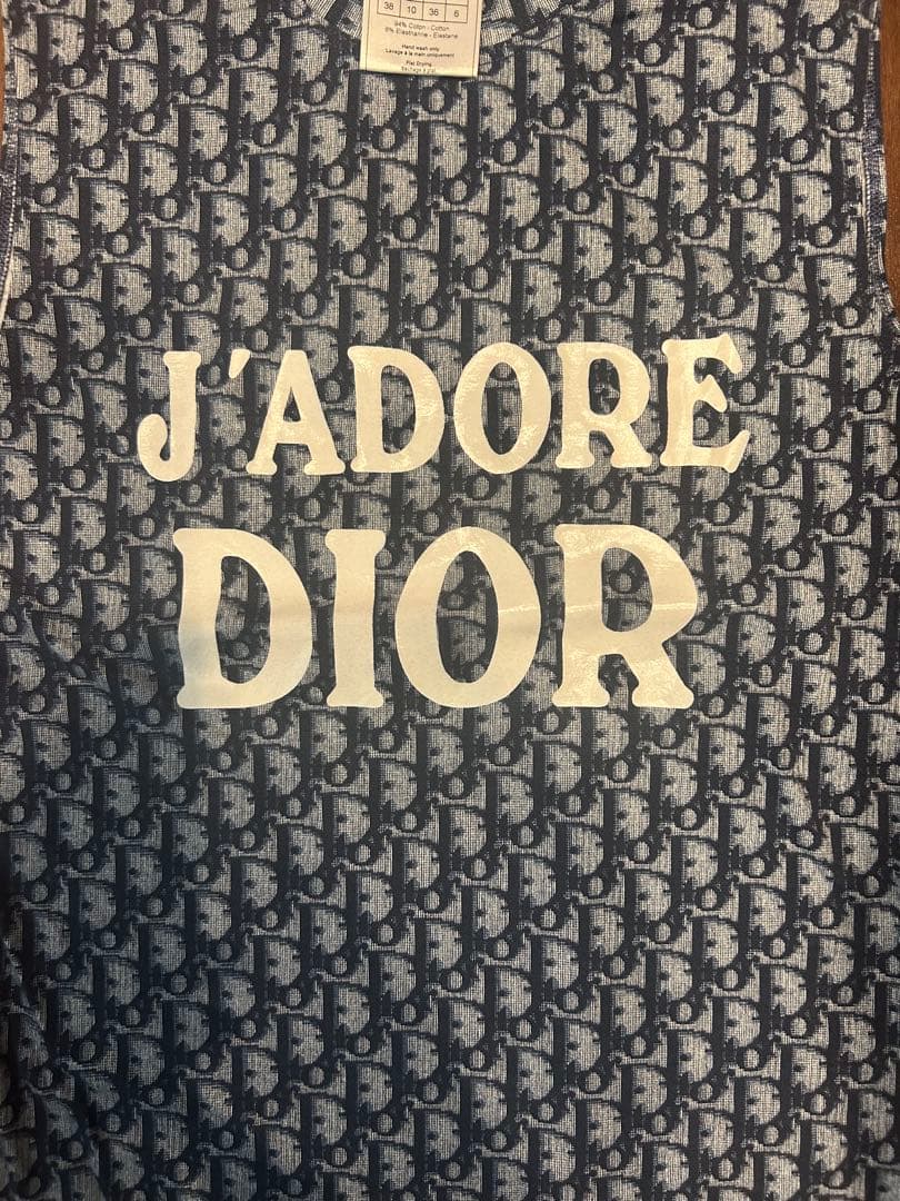 レア美品Christian Dior J'ADORE DIOR タンクトップ S