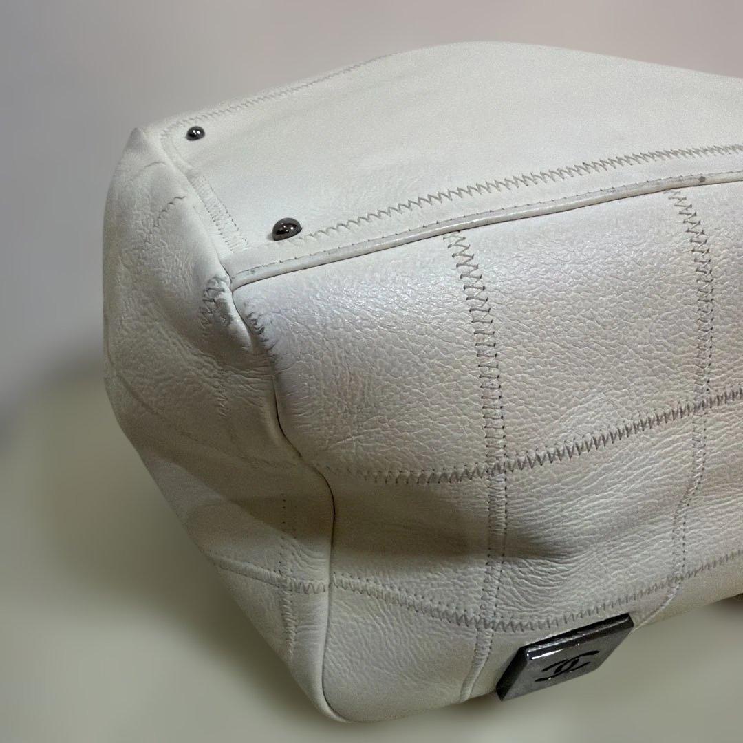 シャネル　キャビアスキン チョコバー ミニボストン 本日限定