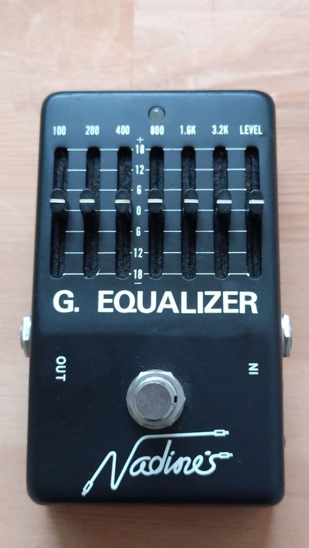 【動作確認済】Nadine's G. EQUALIZER ギターエフェクター 動作確認済】Nadine´s G. EQUALIZER ギターエフェクター