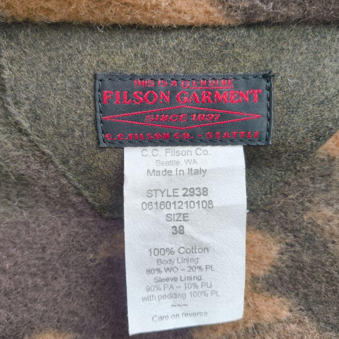 美品】FILSON GARMENT オレンジ/カーキ ジャケット 38