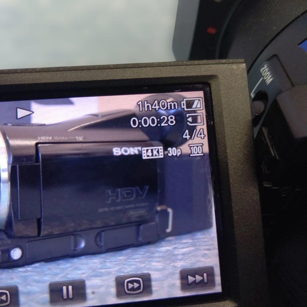 SONY FDR-AX100E NTSC仕様 4Kビデオカメラ