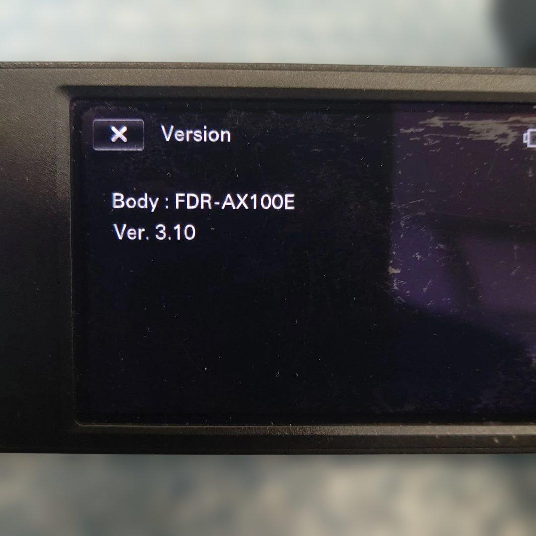 SONY FDR-AX100E NTSC仕様 4Kビデオカメラ