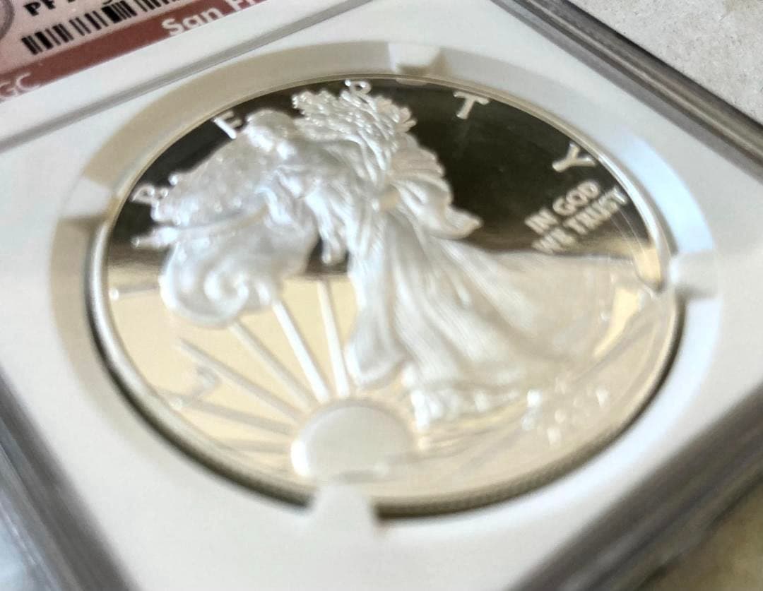 NGC最高鑑定☆2012年アメリカ1ドル シルバーイーグル銀貨☆PF70UCER