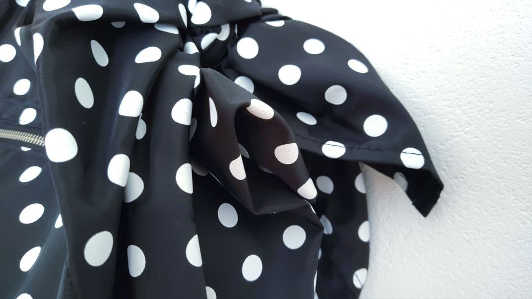 コムデギャルソン グッドデザインショップ ドット＆リボンバッグ ブラック