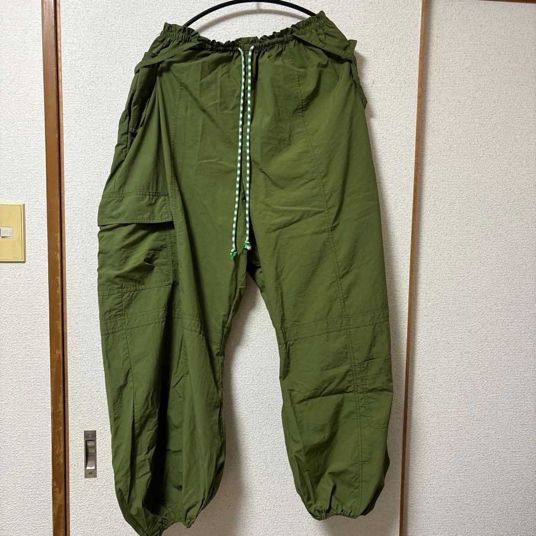 モード】7440 37 1 プリーツ9部丈カーブランタンパンツ 7440 37 1