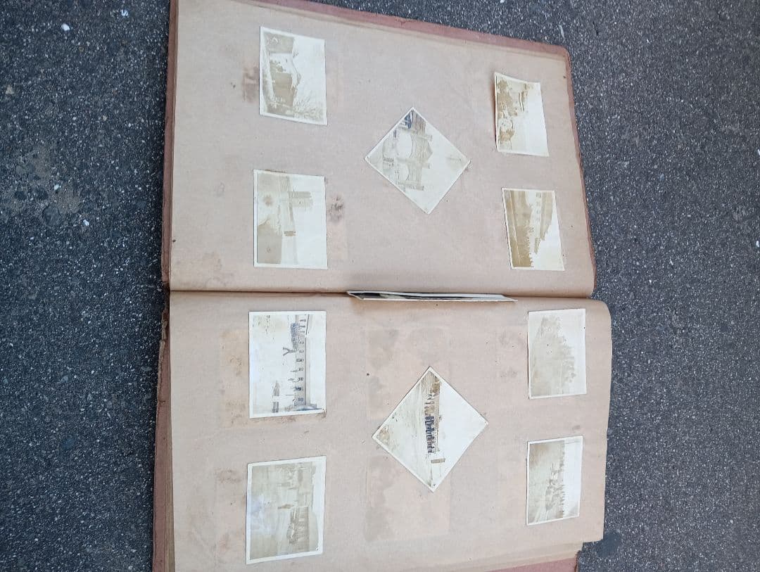 満州の古い写真70枚、貼り付け、戦争、戦前、生写真