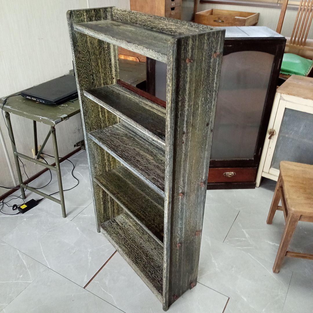 アンティーク本棚シェルフ イギリスアンティークでは特に珍しいタイプ