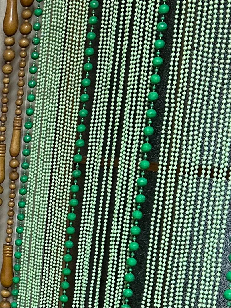 ☆専用☆玉すだれ木製➕グリーン 80✖️150