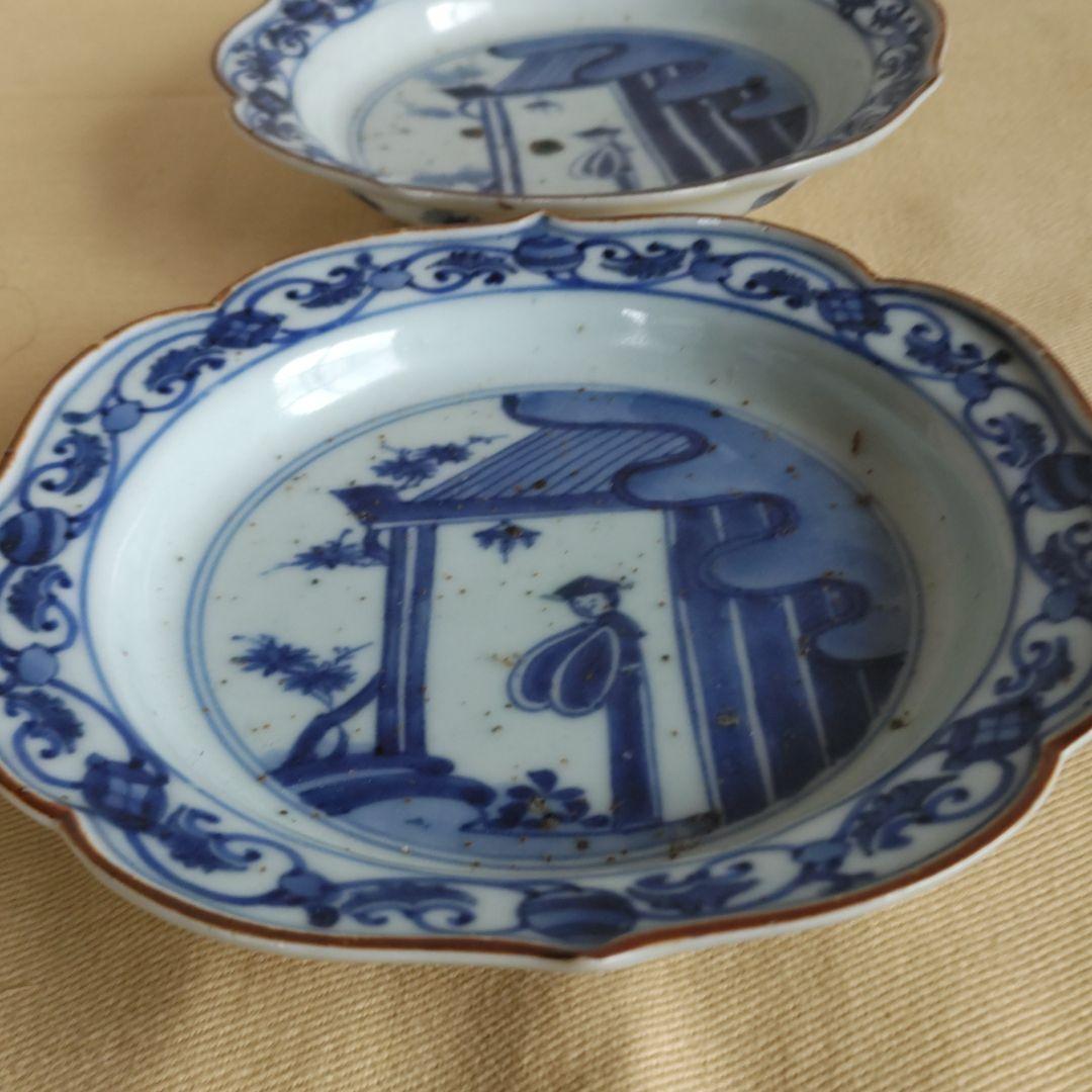 古伊万里皿　2枚