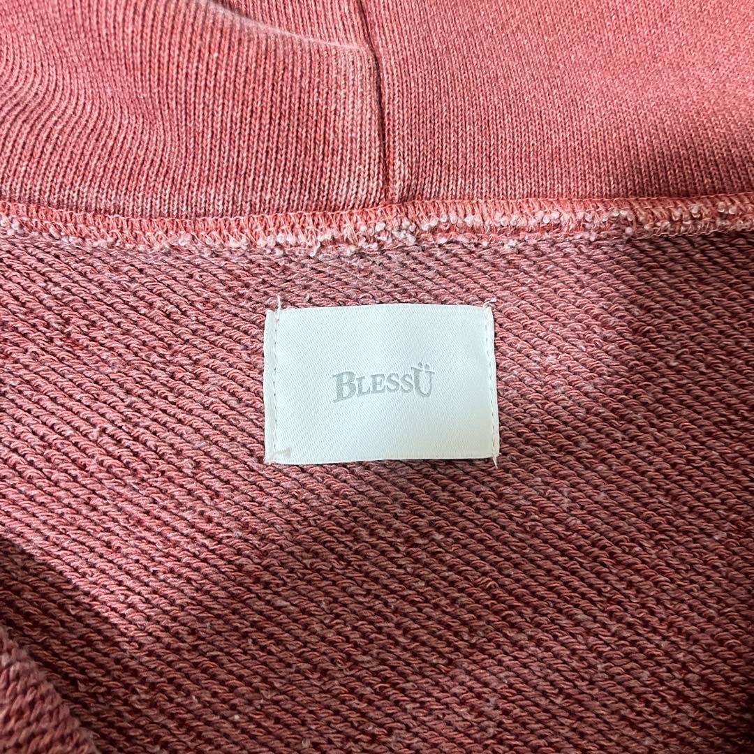 BlessU パーカー 赤