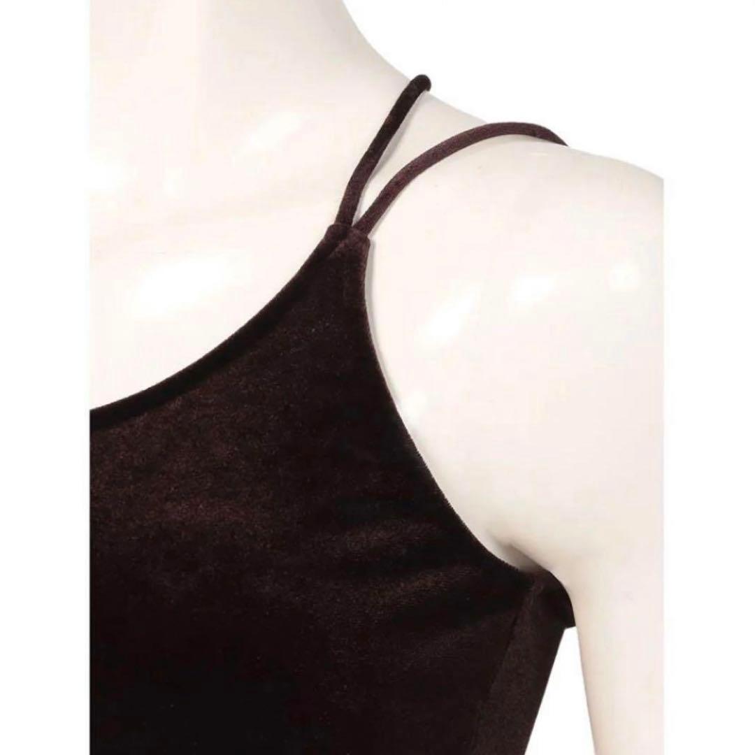 アニュアンス　ベロアワンピース水着