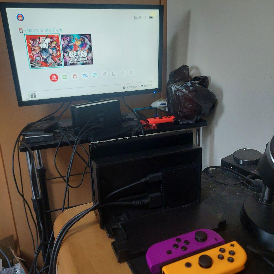 Nintendo Switch 本体 バッテリー強化 箱付き 付属品完品