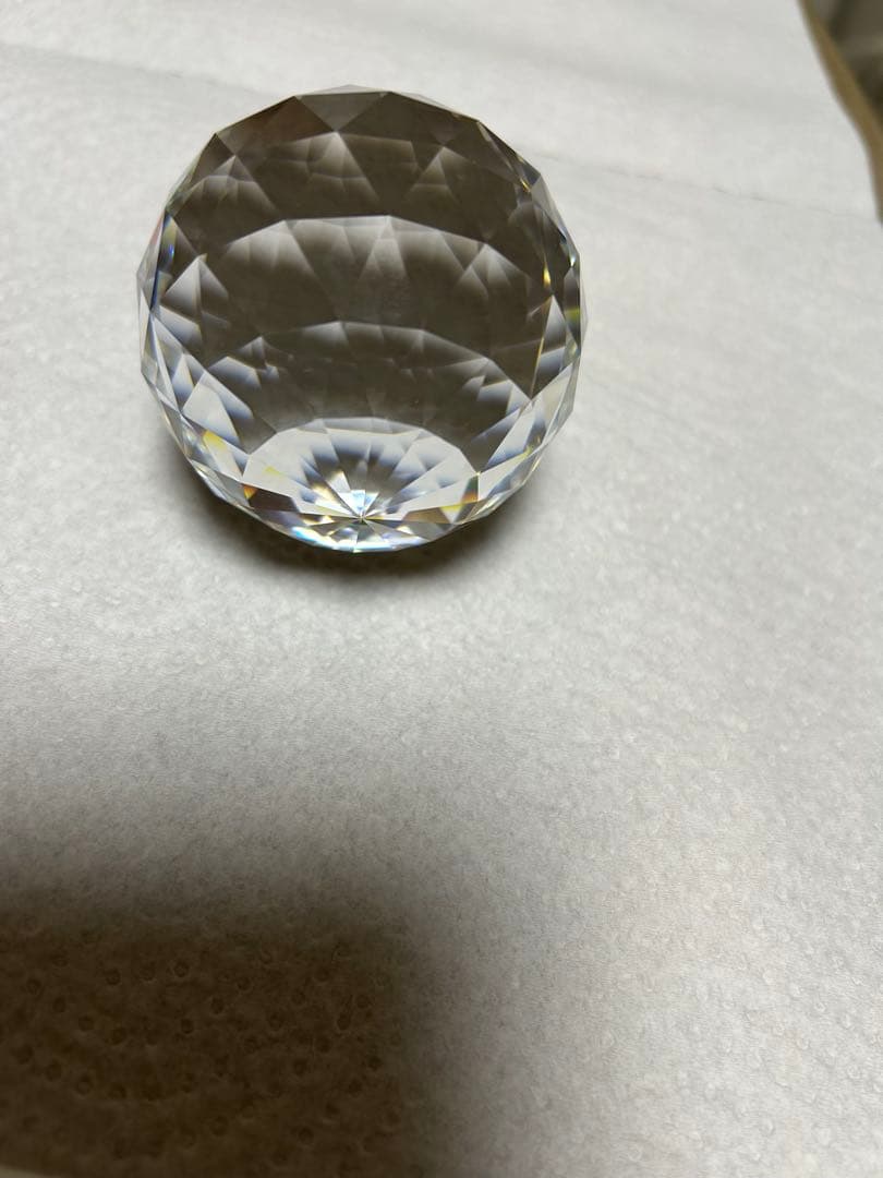 値下げ‼️スワロフスキーの逸品‼️希少品‼️クリスタル多面体ボール