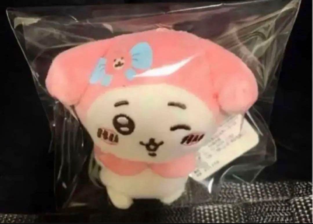 ちいかわ サンリオコラボ マスコットぬいぐるみ 5体 コンプセット 新品タグ付き