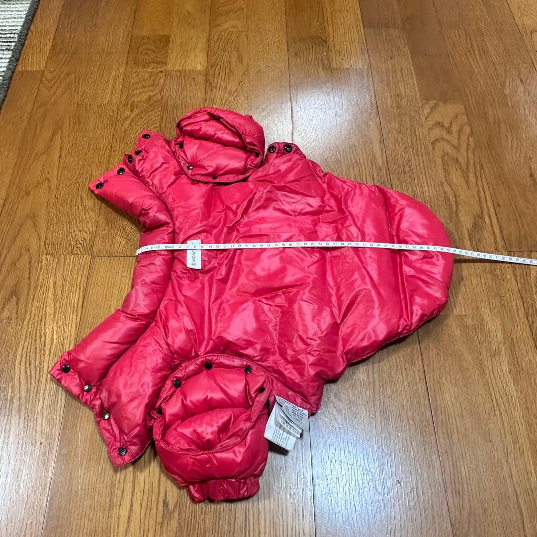 美品 犬用ダウンジャケット モンクレール CHIHUAHUA MONCLER 赤