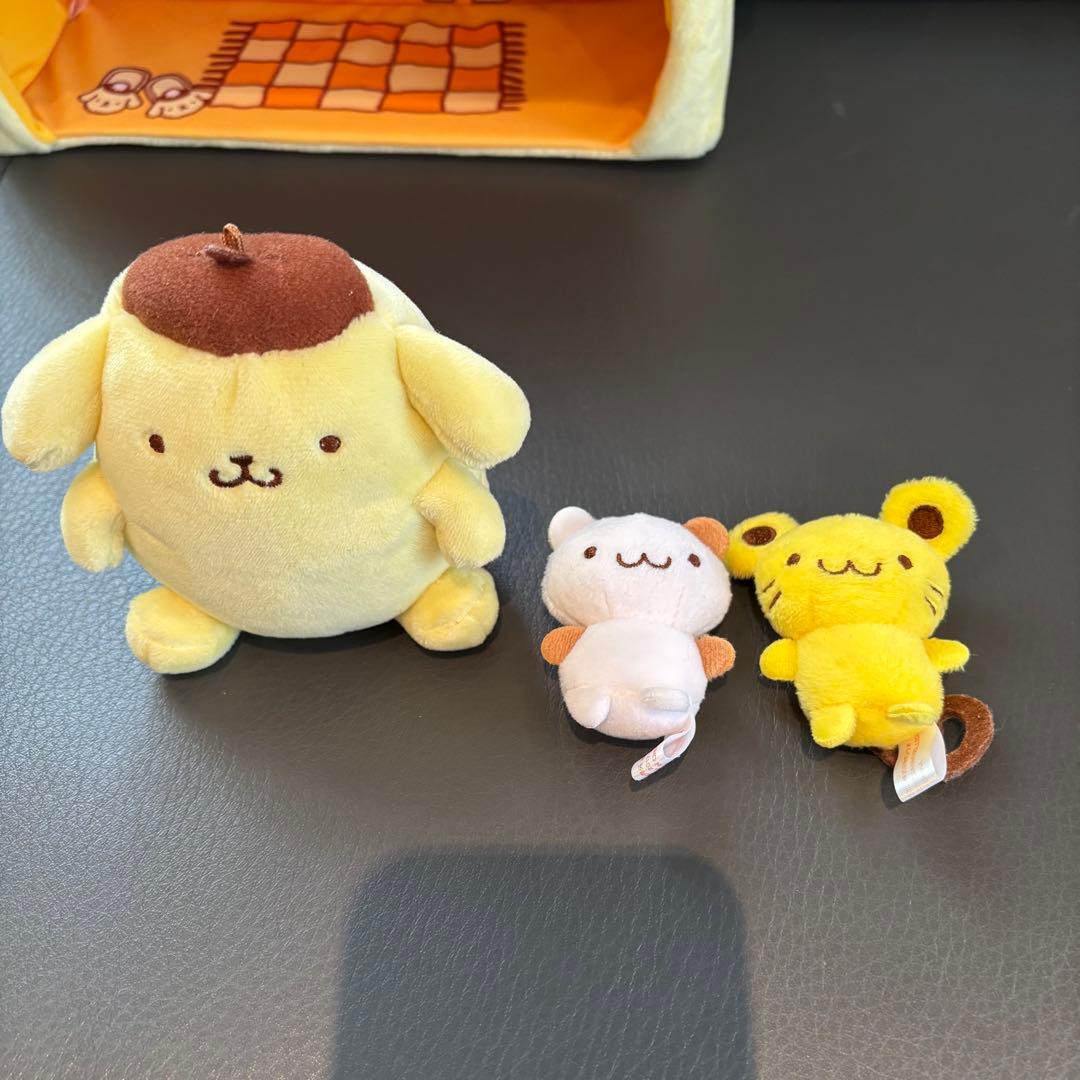 ポムポムプリン　おうち　ぬいぐるみセット