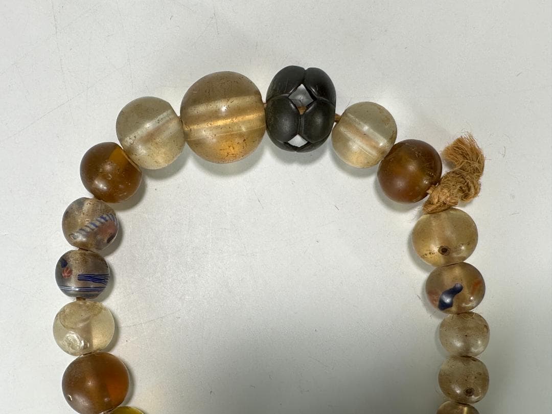 北海道アイヌ民族 アイヌ玉 首飾りタマサキ 北海道アイヌ民族 アイヌ玉