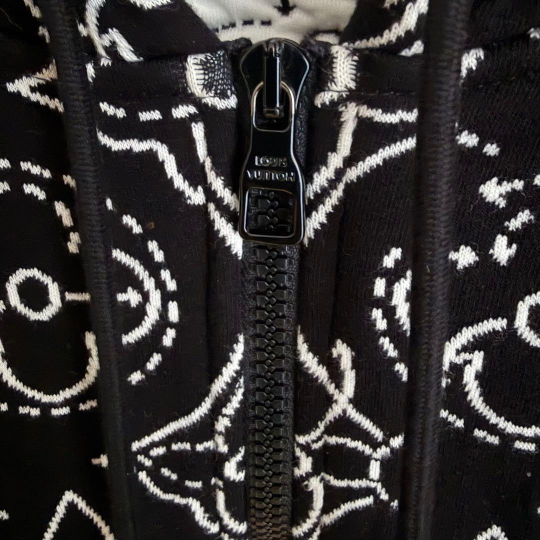 【極美品✨】ルイヴィトン NBA モノグラムフラワー キルテッド フーディ