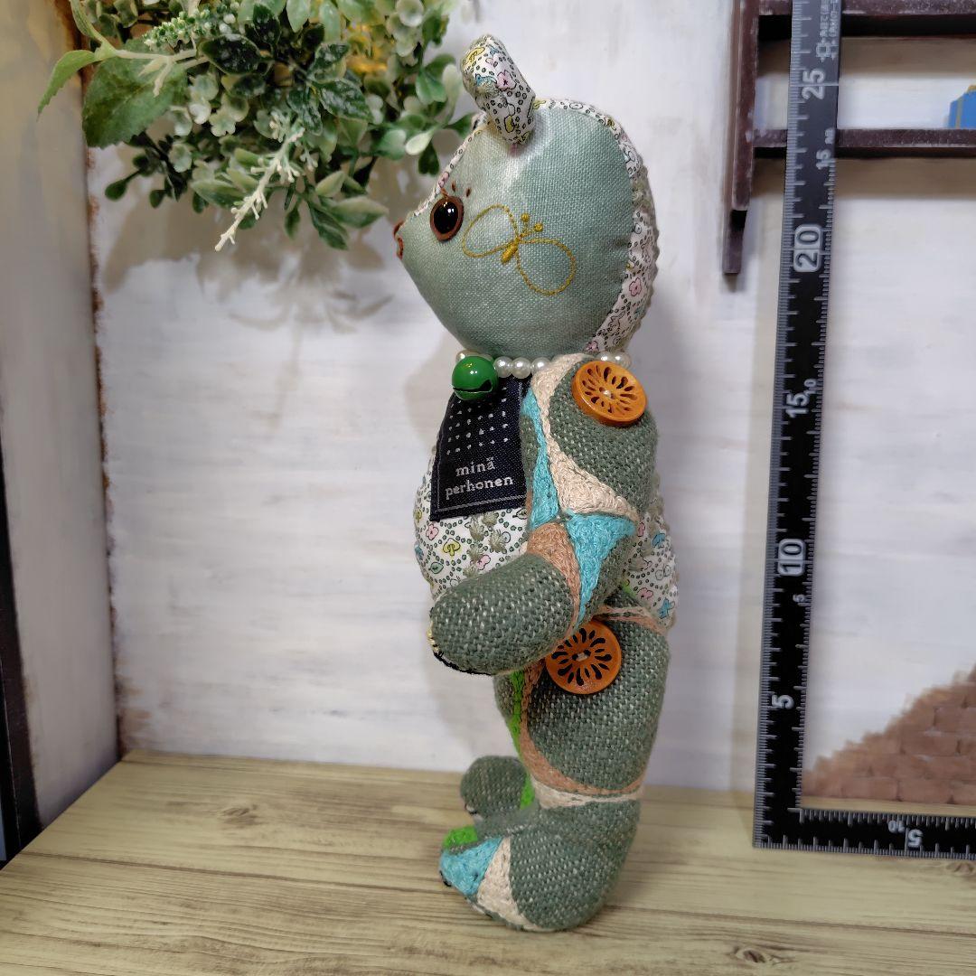 ぴ*い様 ミナペルホネン＊ハンドメイド＊ぬいぐるみ＊テディベア＊㊿