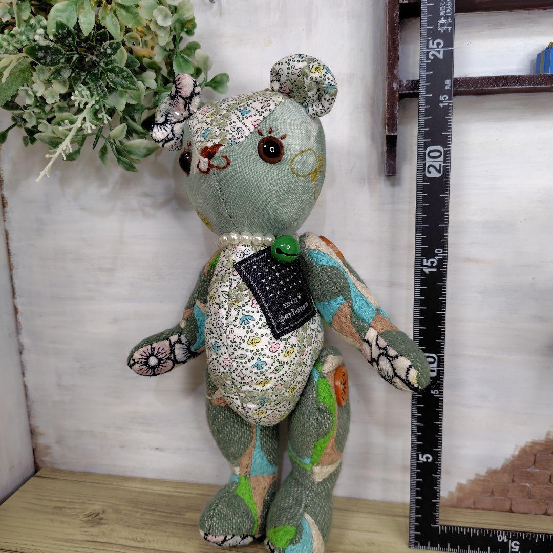 ぴ*い様 ミナペルホネン＊ハンドメイド＊ぬいぐるみ＊テディベア＊㊿