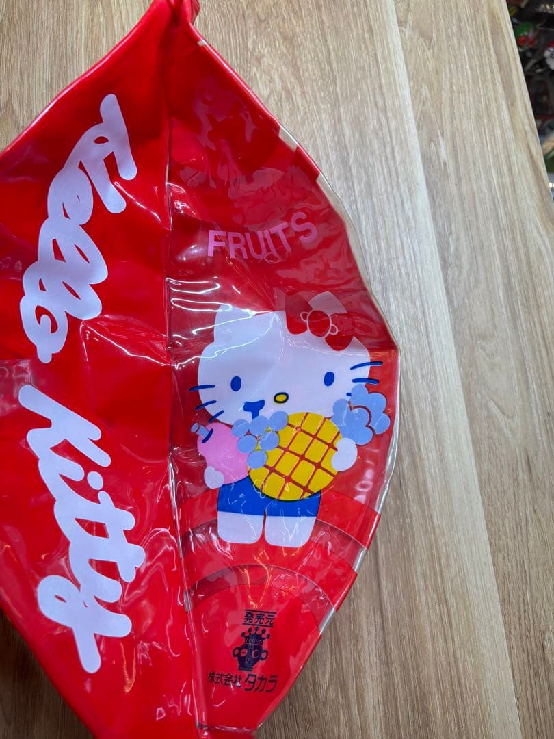 未使用品 レトロ 旧タカラ ハローキティ ビーチボール 40センチ