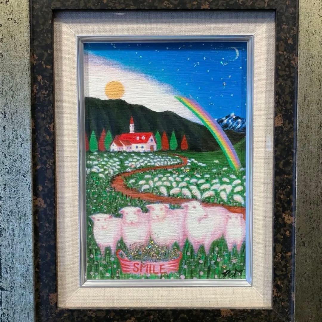 分部 佳英 油彩「夢未来」