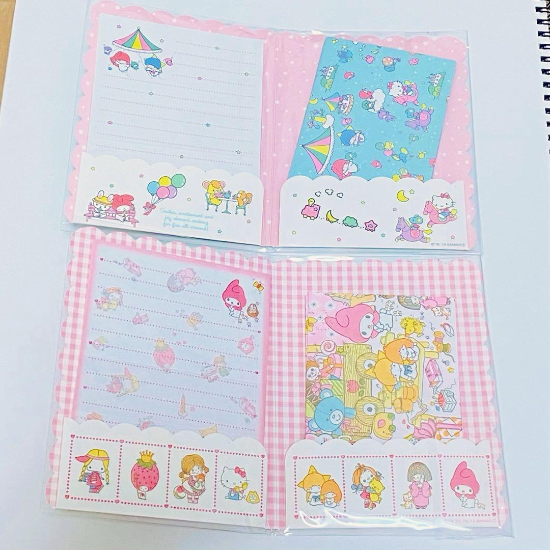 サンリオ 55周年 ラッピングペーパーデザイン ミニレターセット - メルカリ