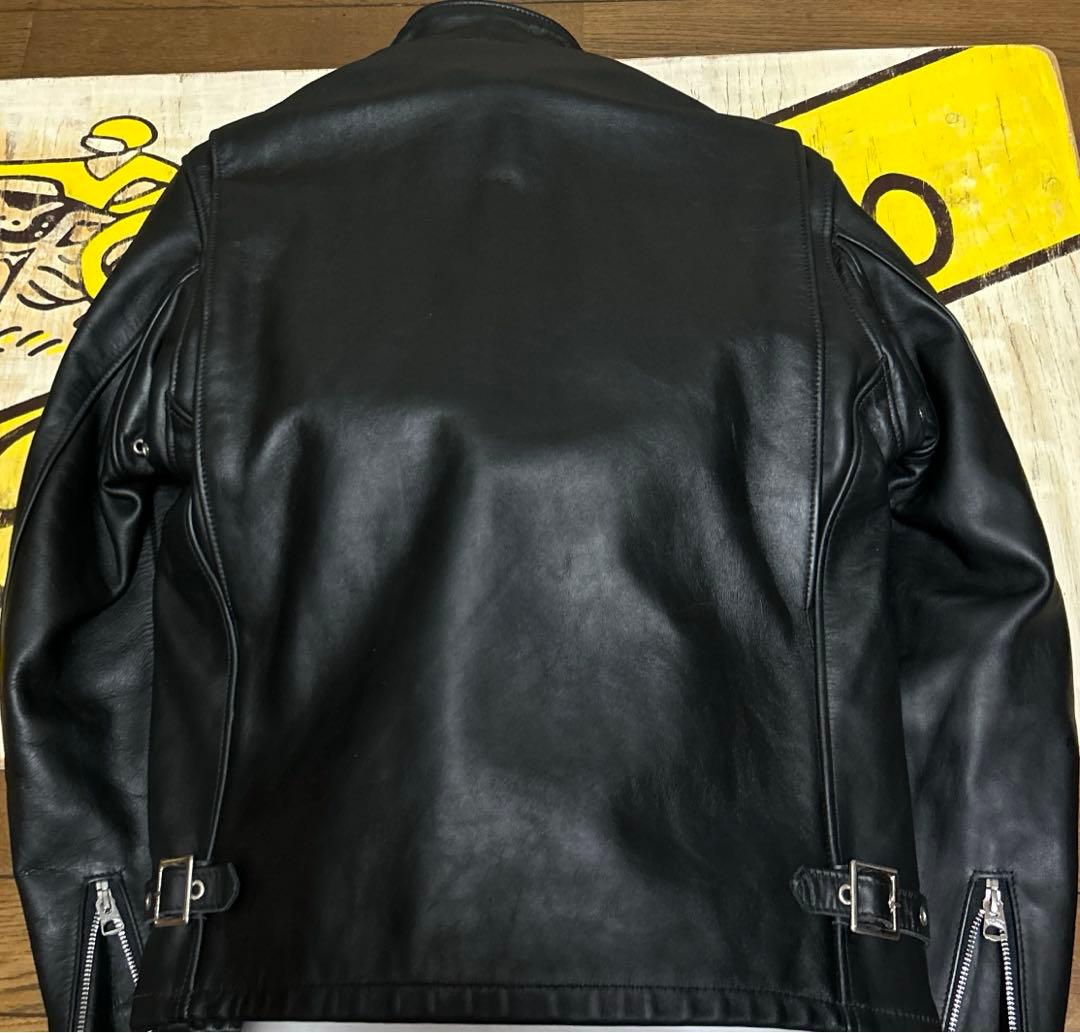 超美品‼️最新型schott641 38インチ ライダースインナーボア付 - メルカリ