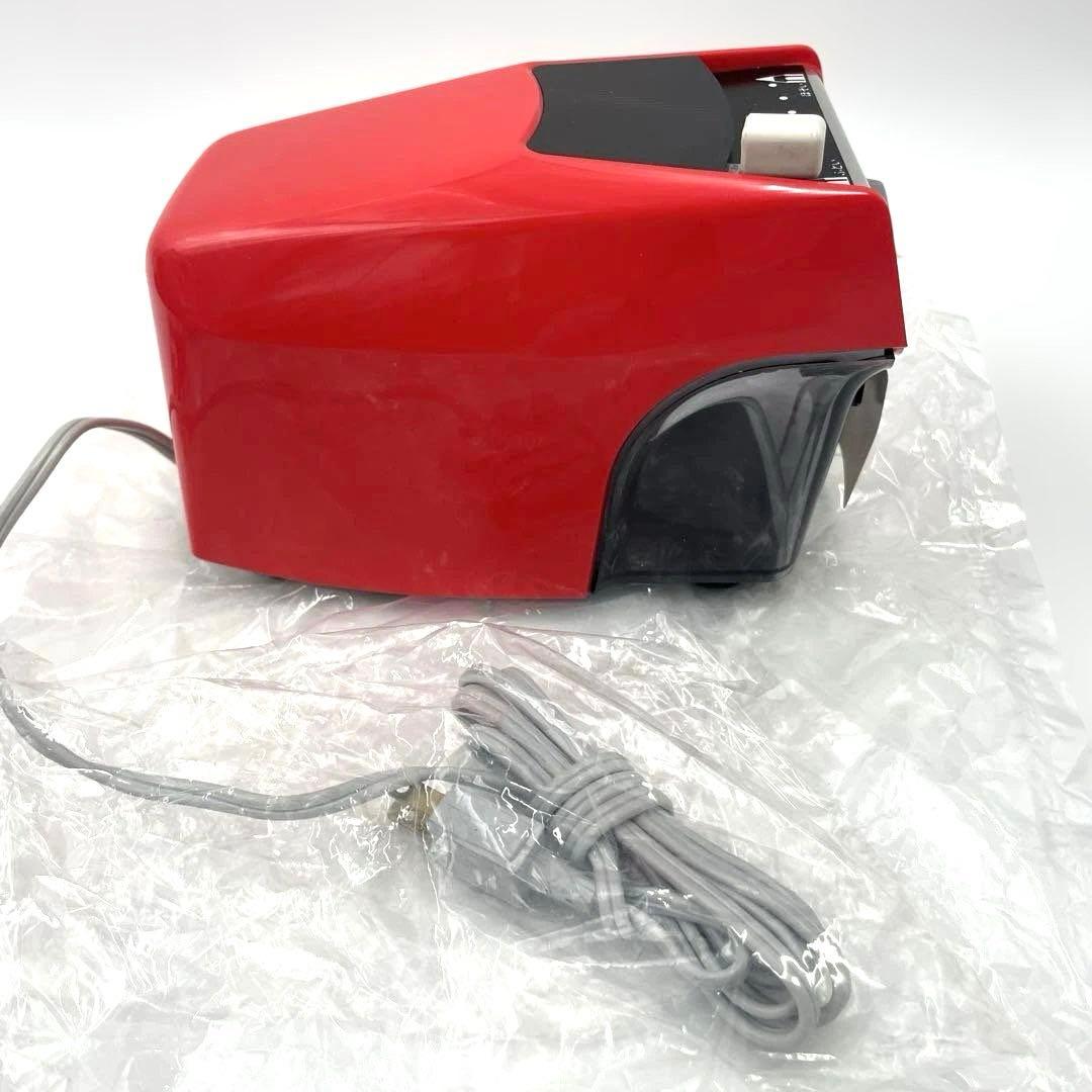 希少 未使用 日立 HITACHI 電動鉛筆削り PH-50 赤 レトロ