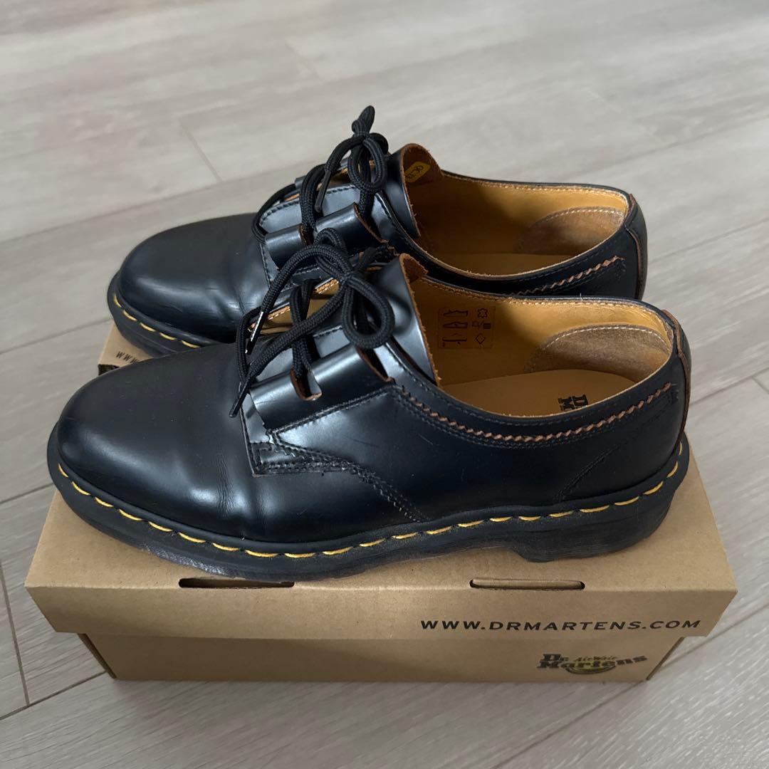 靴 Dr.Martin 1461 GHILLIE 22695001 BLACK