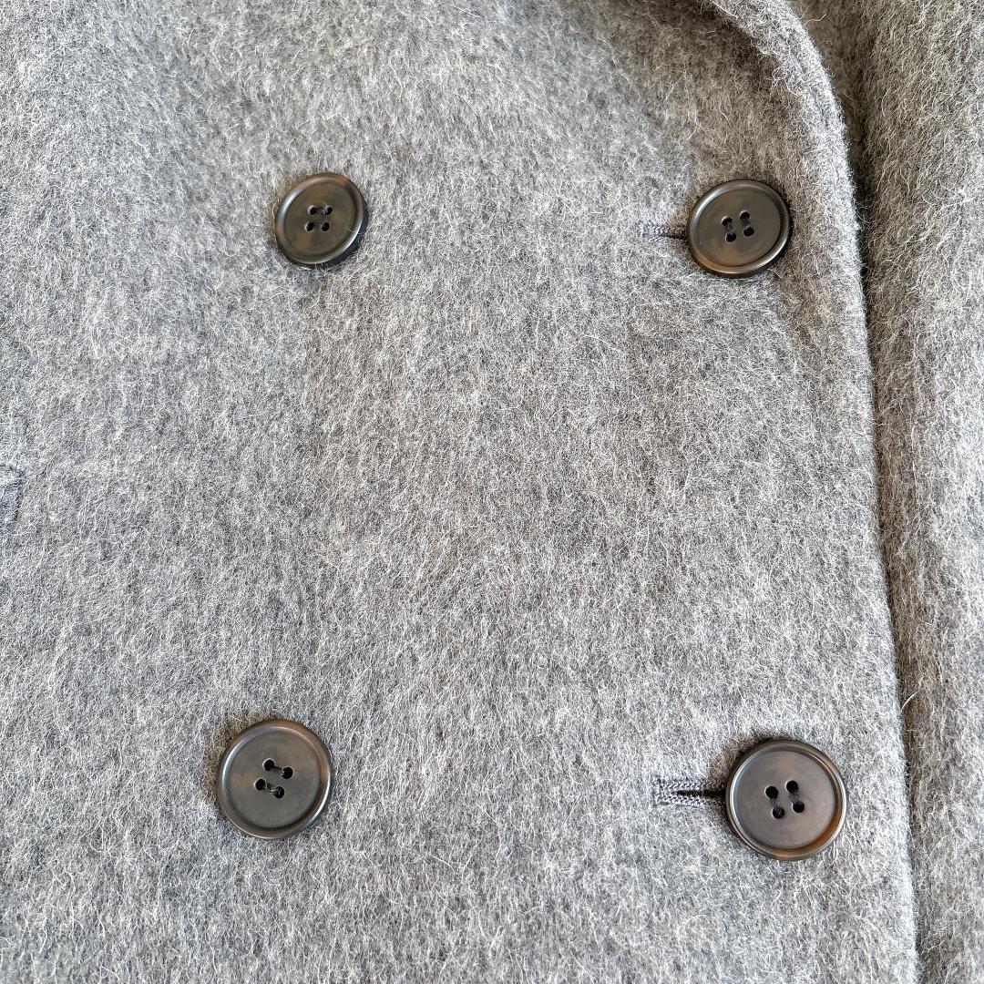 美品⭐️ICB アルパカ混 ダウン チェスターコート グレー 9 M ロング