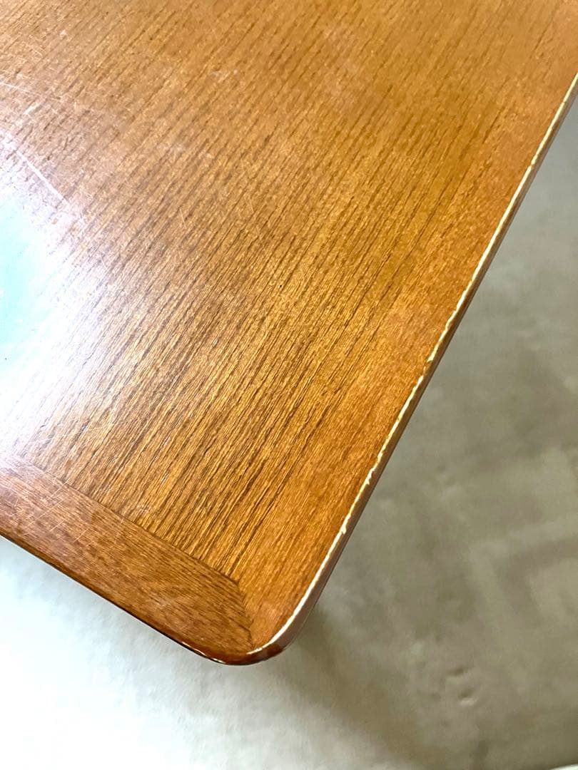 カリモク ダイニングテーブル 125×80×H69 天然木 デスク