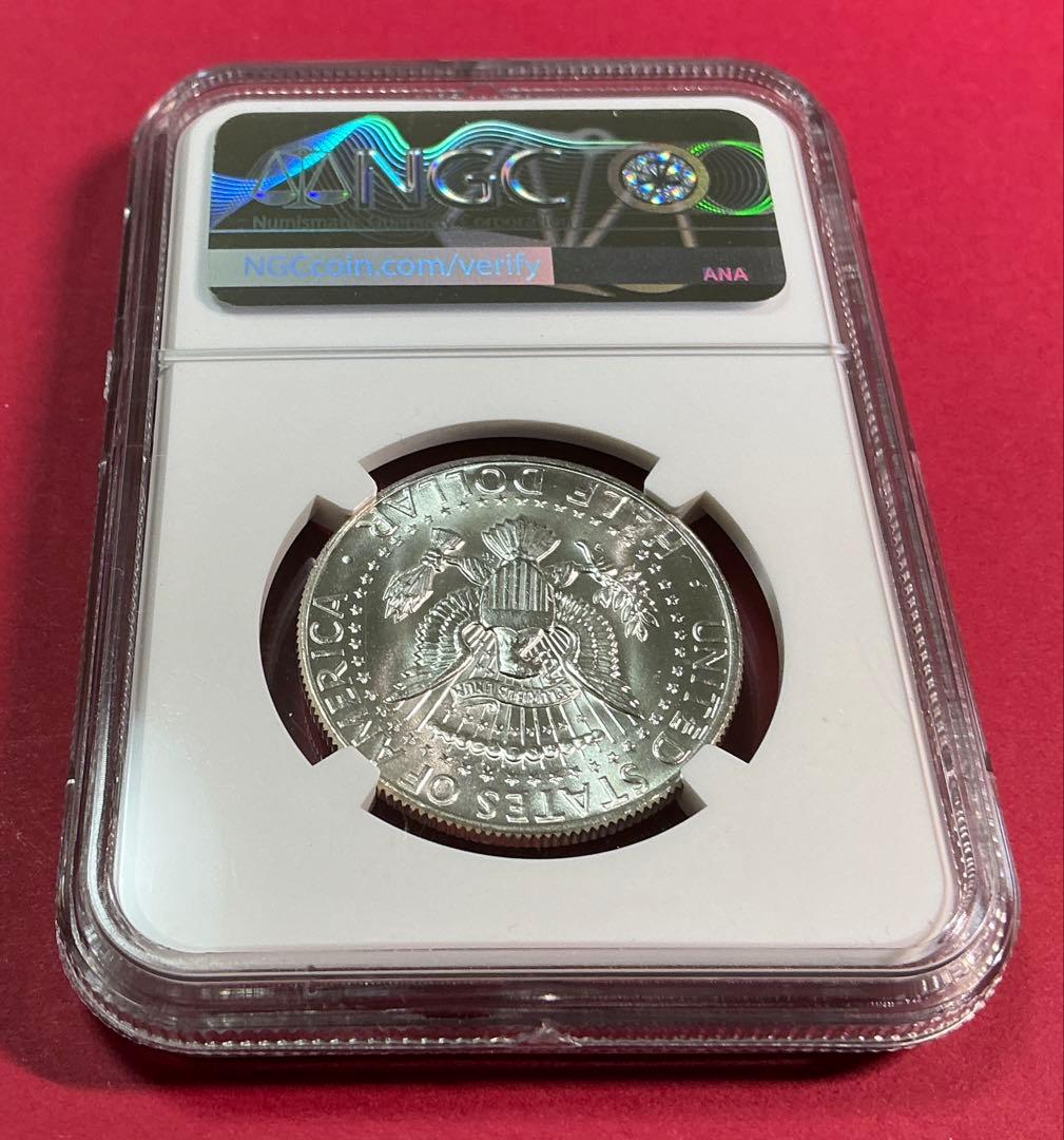 1964年 ケネディ ハーフダラー 銀貨 NGC MS64 FIRST YEAR - メルカリ