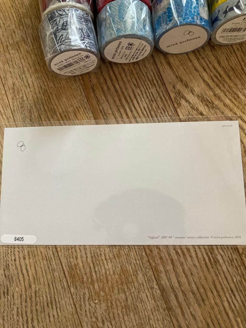 mina perhonen マスキングテープ　ポストカード　限定　完売品　廃盤品