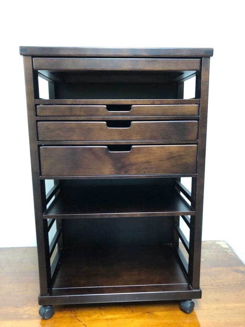 11F051301 豊岡クラフト/MARUZEN 森林楽 電話台 サイドテーブル