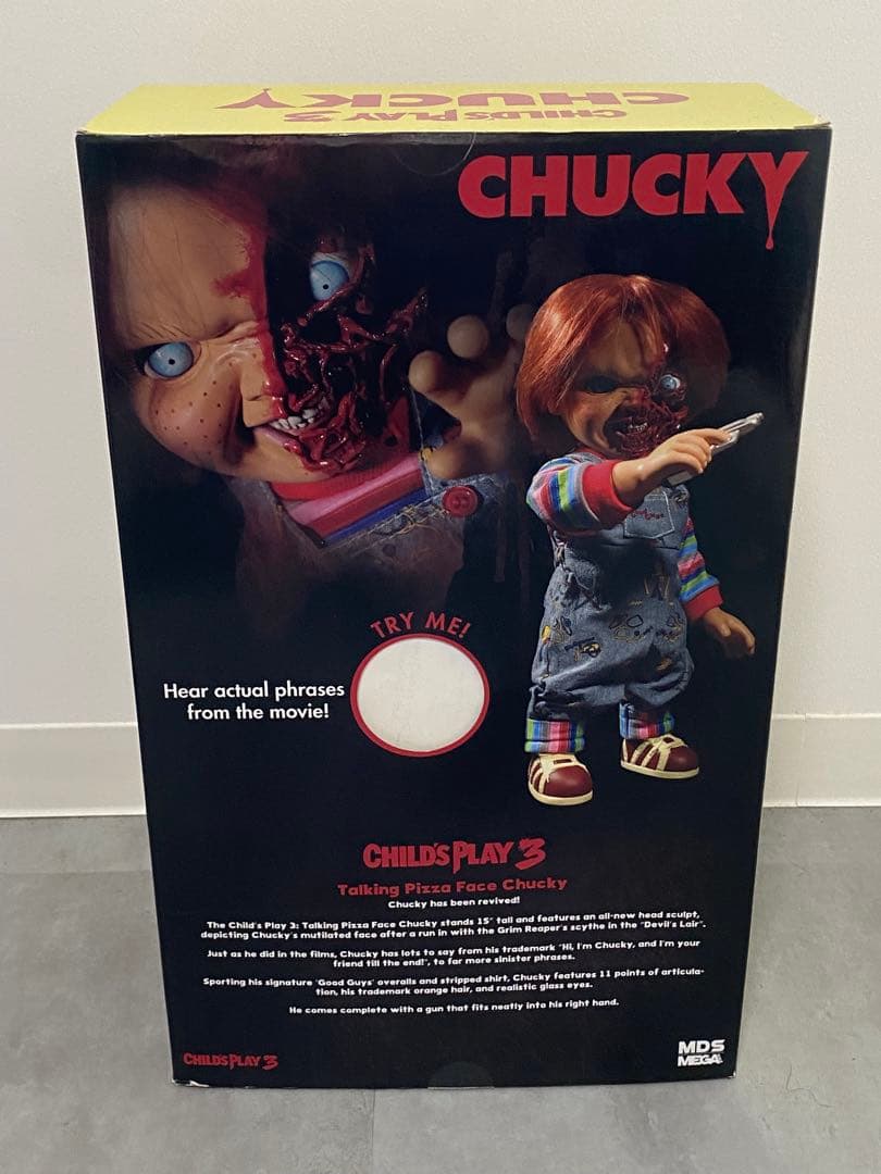 〈美品〉ピザフェイス チャッキー フィギュア with サウンド