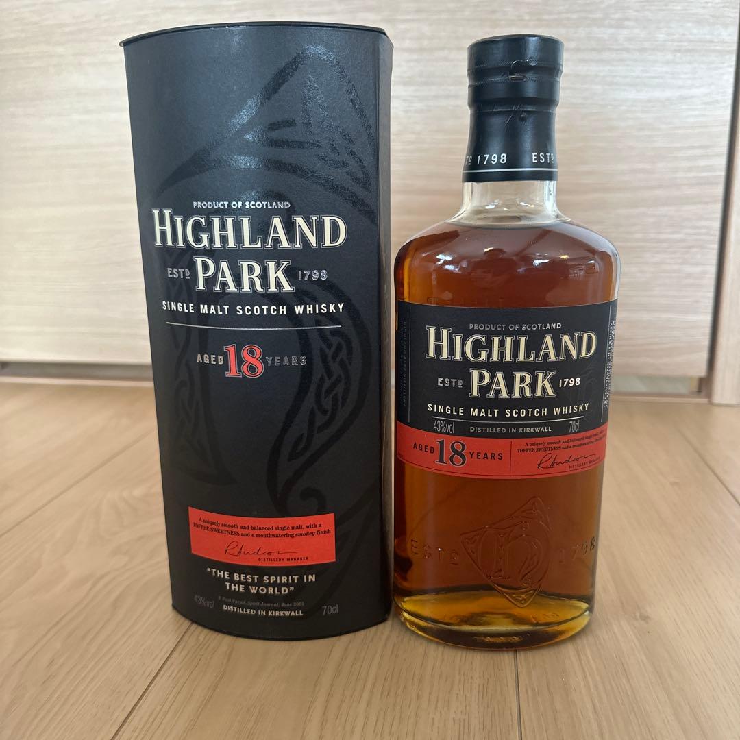 【終売品】ハイランドパーク　18年　旧ボトル ハイランドパーク 18年 正規品 700ml 43度 アイランズ スコッチ