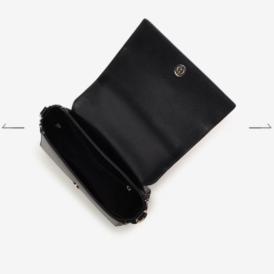 サマンサベガ ツイードベルトビジューショルダーバッグ