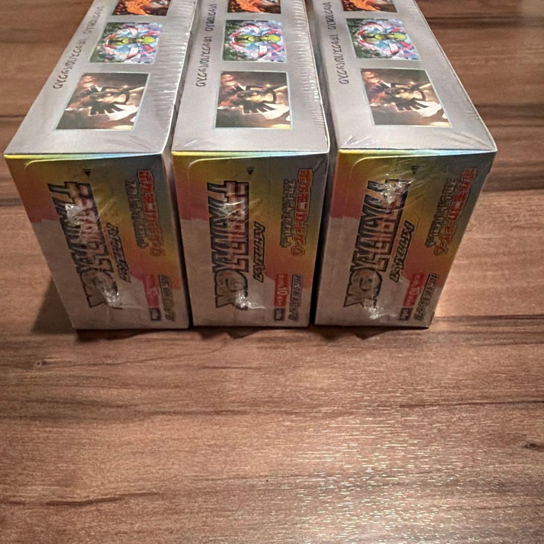 ポケモンカードゲーム テラスタルフェスex BOX 3個セット　シュリンク付
